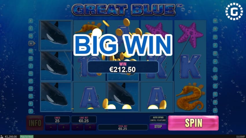Great Blue - Big Win