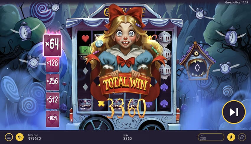 Greedy Alice - Big Win