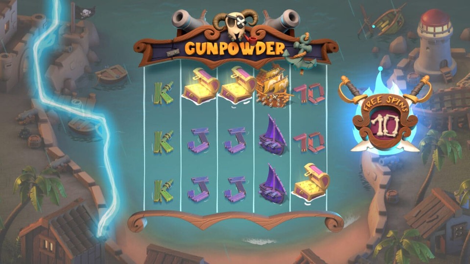 Gunpowder Slot - 3 Scatter Symbols