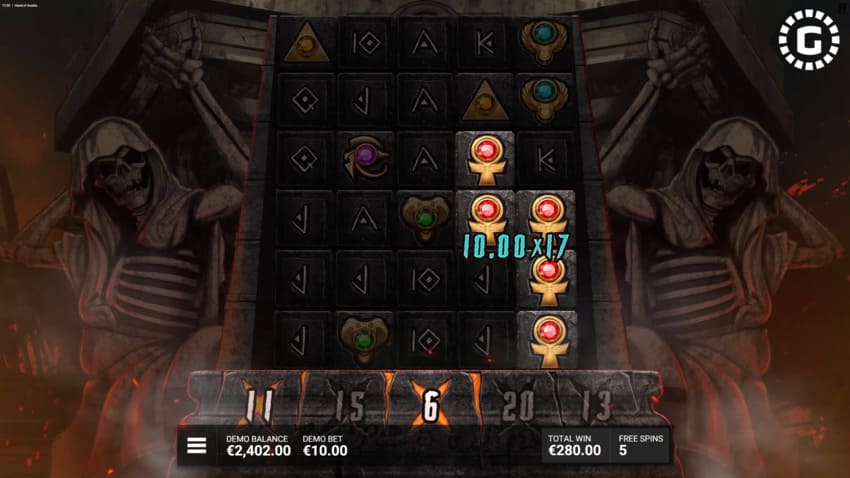 Hand of Anubis - Underworld Free Spins