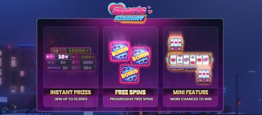 Intro Hearts Highway Slot 