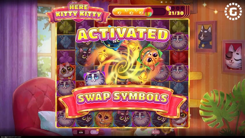 Here Kitty Kitty - Swap Symbols