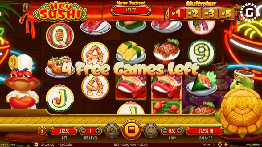 Hey Sushi - Free Spins