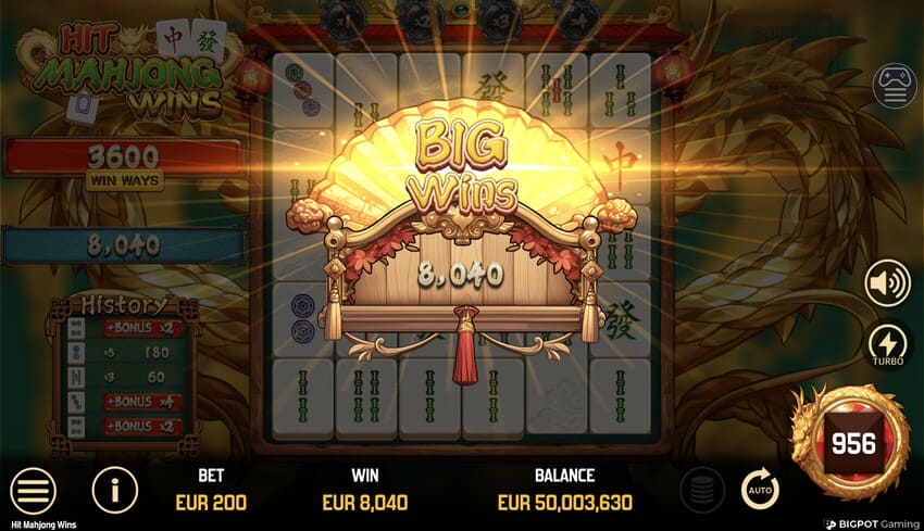 Hit Mahjong Wins - Big Win