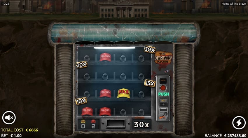 The Cap Win Machine - Home of the Brave Slot