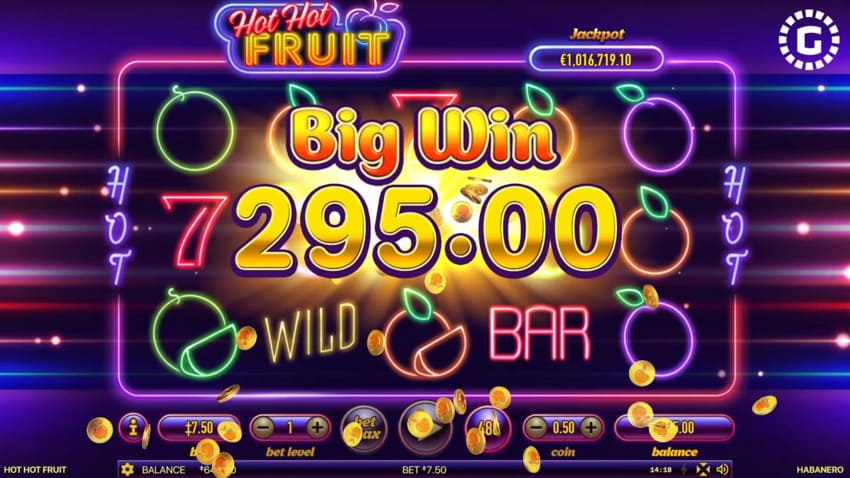 Hot Hot Fruit - Big Win