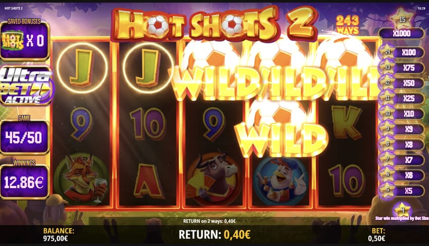 Hot Shots 2 - Free Spins