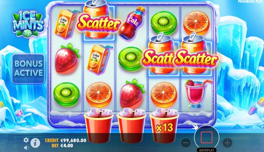 Scatters Trigger FS - Ice Mints Slot