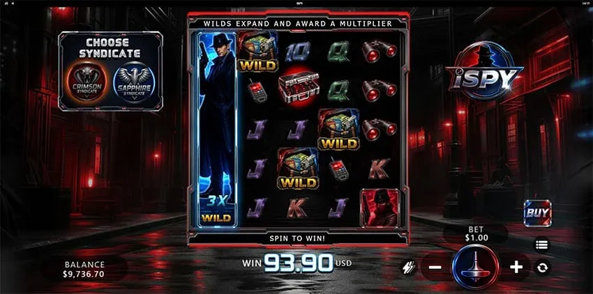 Win after free spins round in the iSpy slot