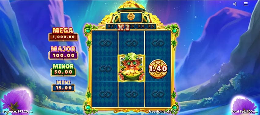 Jiggy’s Pot O’ Gold Slot - Mighty Craic Free Spins Feature