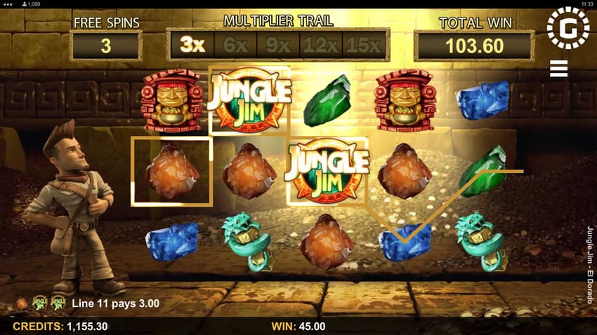 Jungle Jim El Dorado - Free Spins