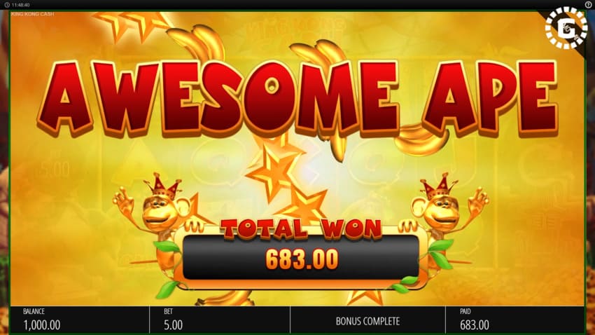 King Kong Cash - Big Win