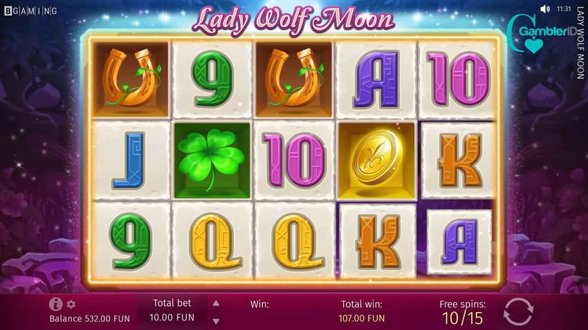 Lady Wolf Moon - Free Spins