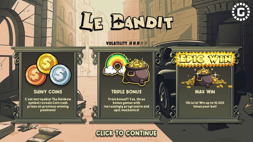 Le Bandit Slot - Intro
