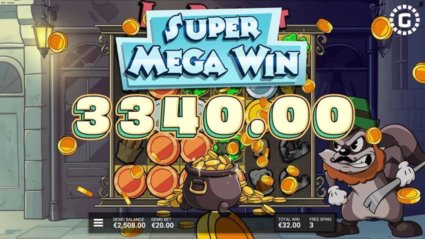Le Bandit Slot - Mega Win
