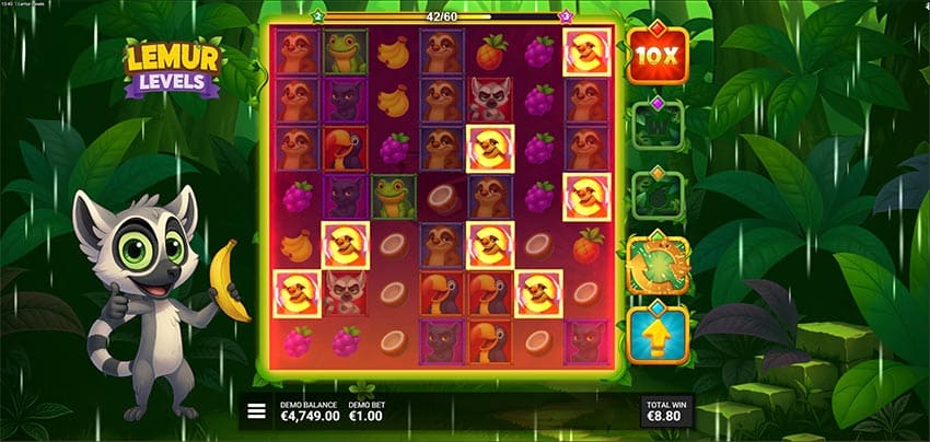 Lemur Levels - Free Spins with Bonus Boosters