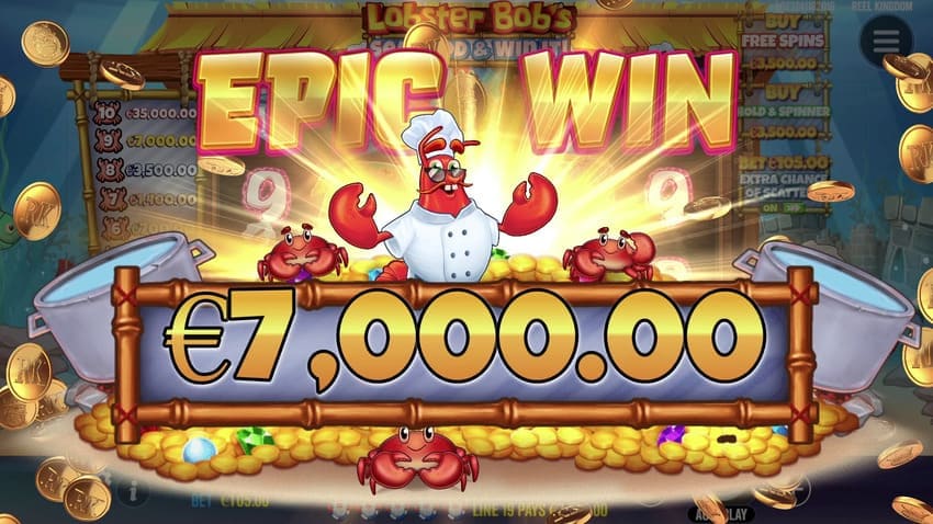 Epic Win - Lobster Bob’s Sea Food and Win It