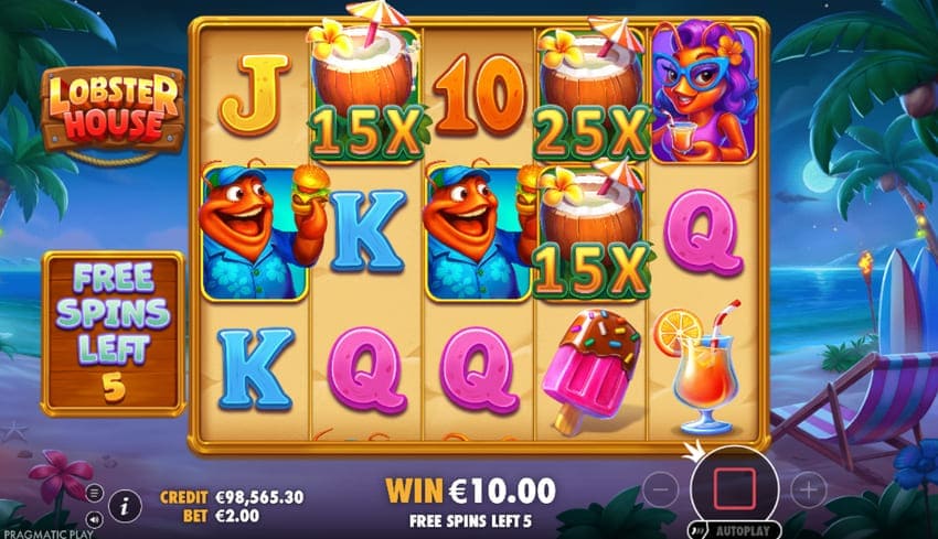 Free Spins (FS) Feature Win