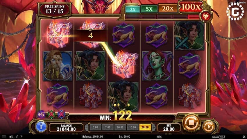 Free Spins - Loot and Labyrinths Slot