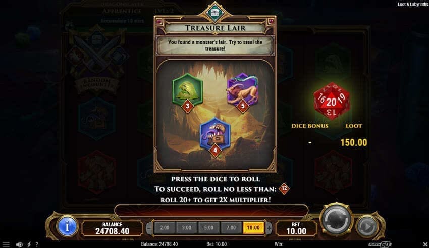 Treasure Lair - Loot and Labyrinths Slot