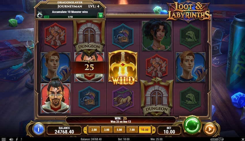 Wild Win - Loot and Labyrinths Slot