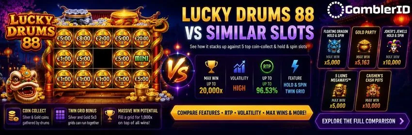 Lucky Drums 88 vs Similar Slots – Hold and Spin and Coin-Collect Comparison