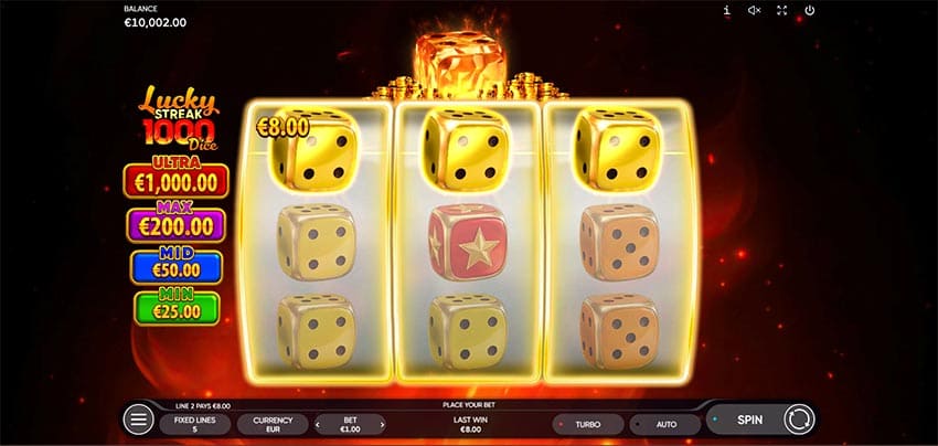Lucky Streak 1000 Dice - Free Demo