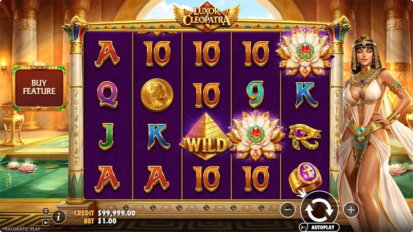 Luxor of Cleopatra Slot - Base Game