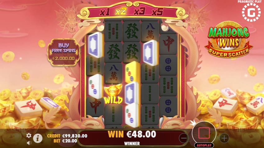 Mahjong Wins Super Scatter - Base Game