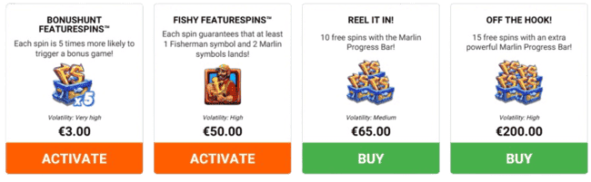 Buy Bonus Feature - Marlin Masters