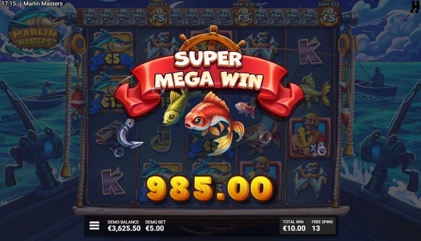 Super Mega Win Screenshot - Marlin Masters