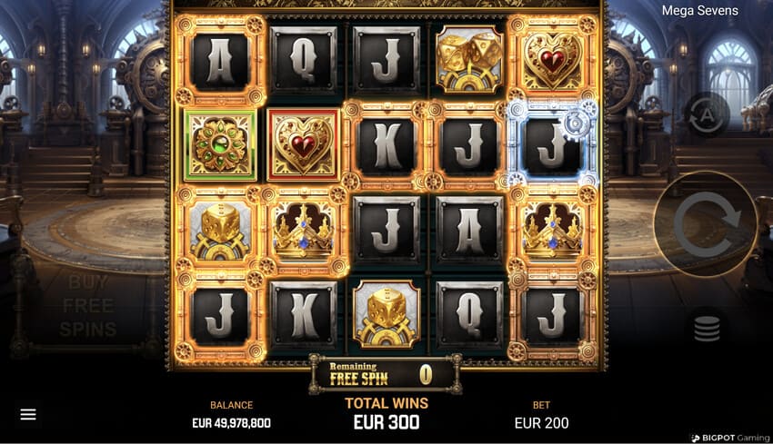 Mega Sevens - Free Spins