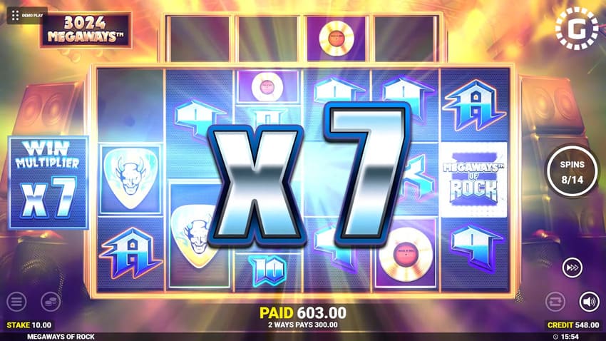 Megaways of Rock - Free Spins