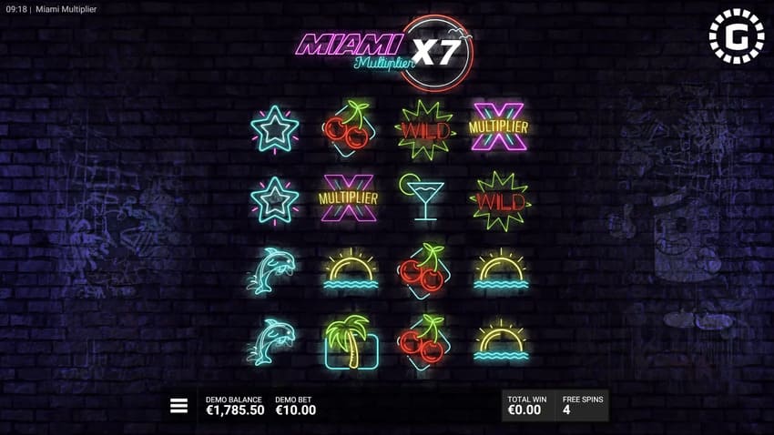 Miami Multiplier - Free Spins