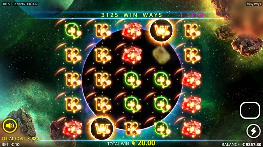 Free Spins Win - Milky Ways