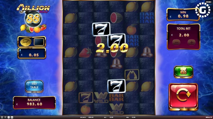 Million 88 - Base Game