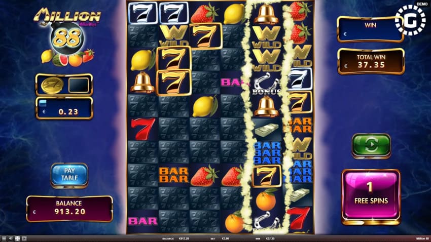Million 88 - Free Spins