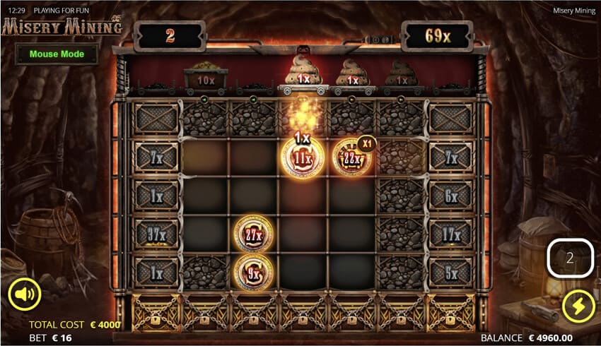 Misery Mining - Misery Free Spins