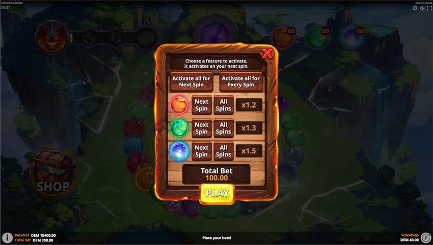 Moltar’s Wrath Slot - Buy Bonus Feature (50x Bet)