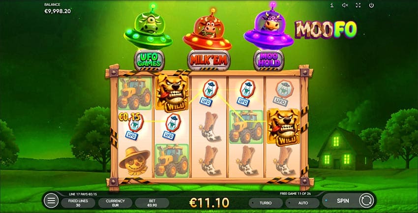 Free spins bonus game