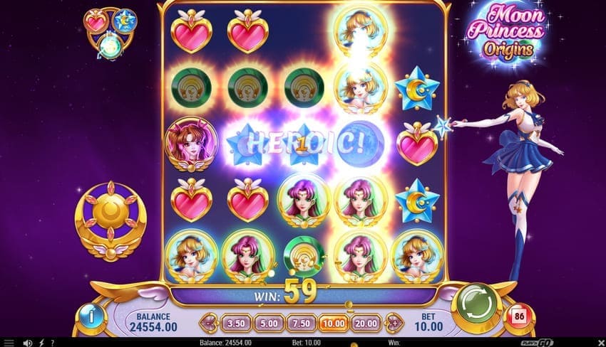 Base Game - Moon Princess Origins Slot
