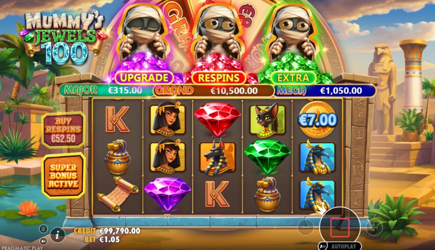 Trigger Bonus Spins Feature - Landing 3 Combined Wilds