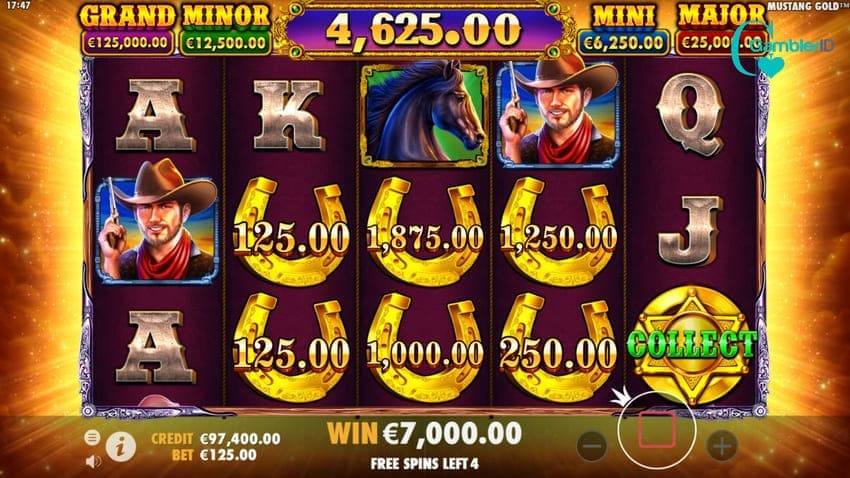 Free Spins Feature Screenshot