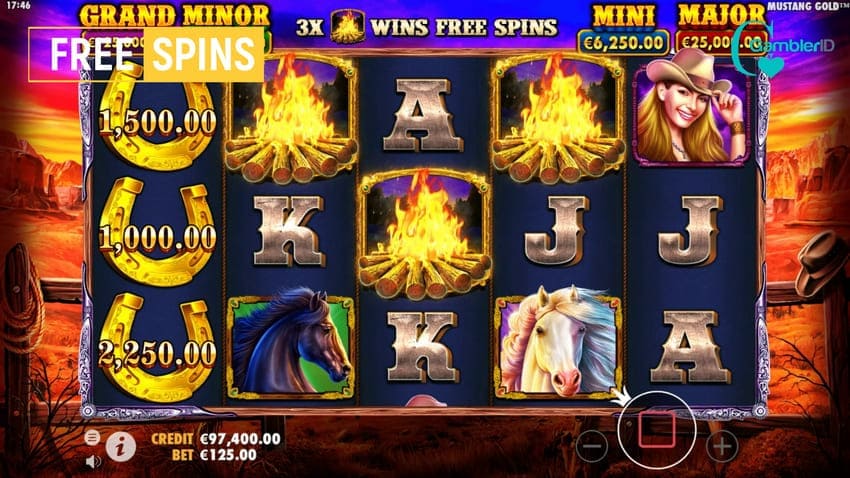 Triggering the Free Spins feature