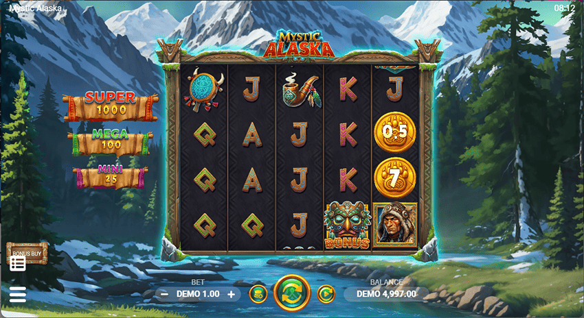 Mystic Alaska Slot - Main Game