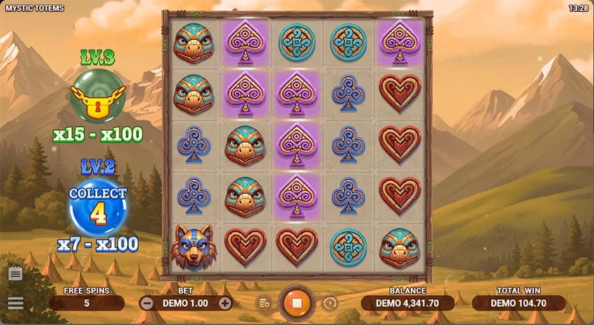 Mystic Totems - Free Spins Bonus Round