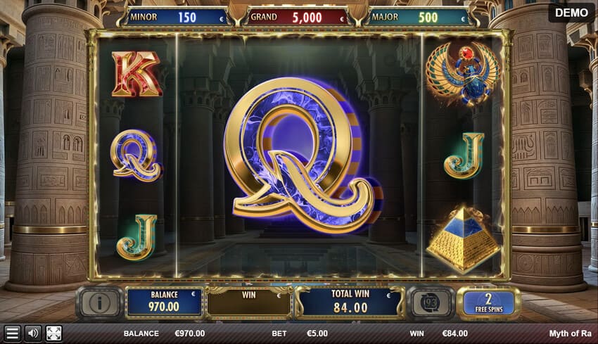 Myth of Ra - Free Spin