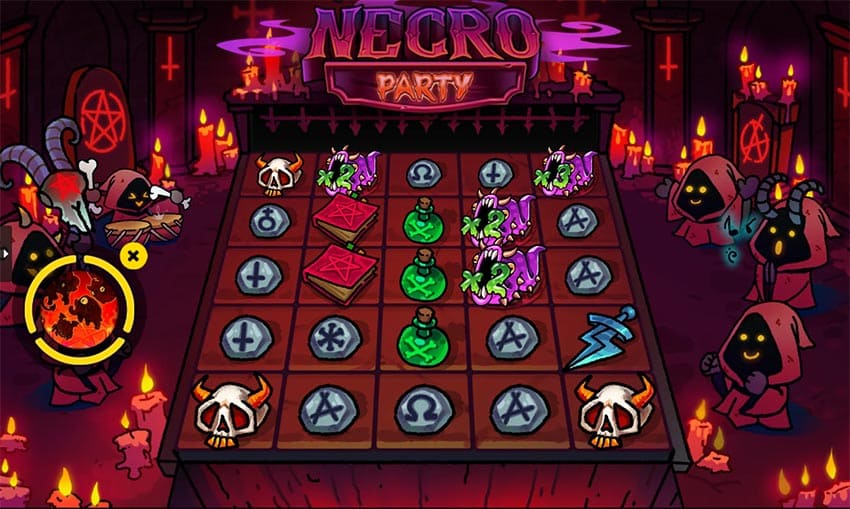 Necro Party Slot - Free Spins Feature