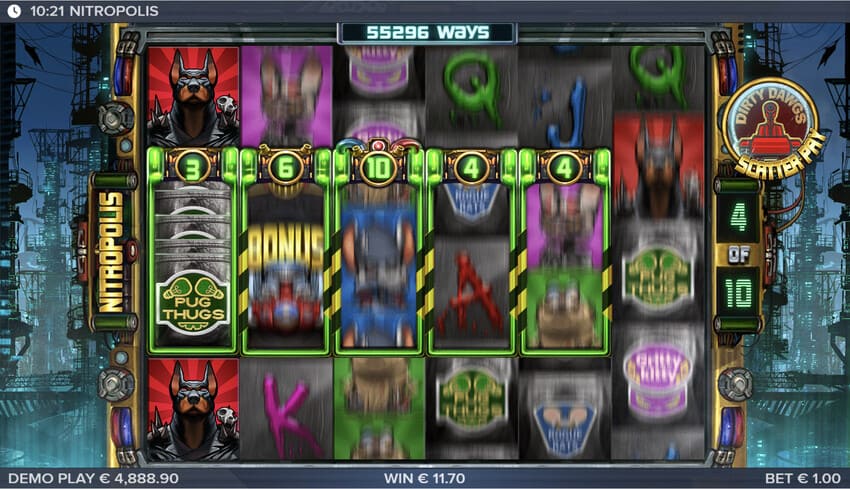 Nitropolis - Bonus Game