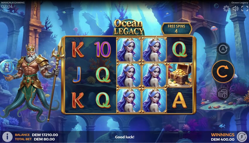 Ocean Legacy - Free Spins